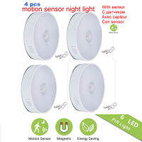 2-6ชิ้น PIR Motion Sensor คืนในร่มสำหรับสวนลานลานฉุกเฉินการรักษาความปลอดภัยแสง Usb ที่เรียกเก็บ Led คณะรัฐมนตรีโคมไฟไฟกลางคืน