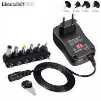 ✶▽☋ 3V 4.5V 5V 6V 7.5V 9V 12V 2A 2.5A AC/DC Adapter Adjustable Power Supply Universal Adaptor Charger for LED Light Bulb Strip CCTV