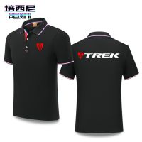 Trek Tour de France cycling clothing can be customized lapel POLO shirt summer business mens short-sleeved tooling t-shirt top