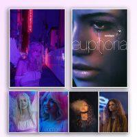 Hot Suspense Feature Film TV Series Euphoria - Retro Kraft Canvas โปสเตอร์ตกแต่งภายในสำหรับ Home