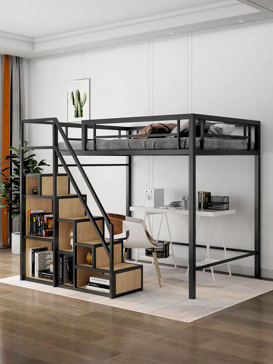 Simple, modern and space-saving, wrought iron bed, double-deck bed ...