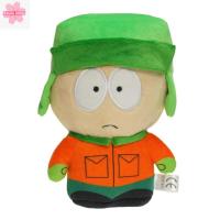 EAURA ตัวละครของเล่นผ้าฝ้าย PP เหมือนจริงสำหรับเป็นของขวัญของเด็กหมอนนุ่ม South Park ตุ๊กตาหนานุ่ม S ภาคใต้สวนยัดไส้ของเล่นตุ๊กตาหนานุ่มสั้น South Park ตุ๊กตาผ้ากำมะหยี่