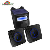 Twister.CK Solar Driveway Alarm Included 2 Receiver 1 Sensor Weatherproof Home Security Alert System For 300m Long Range