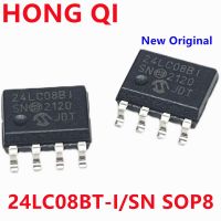 10PCS New Original 24LC08BT-I/SN SOP8 24LC08BI 24LC08B-I/SN In Stock WATTY Electronics