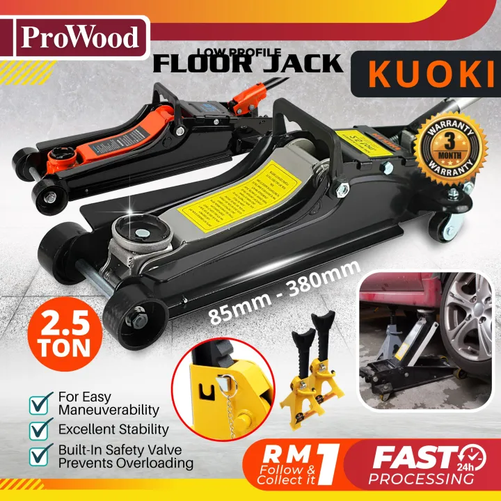 PROWOOD KUOKI 2.5 Ton Car Jack Hydraulic Floor Jack Low Profile Jack