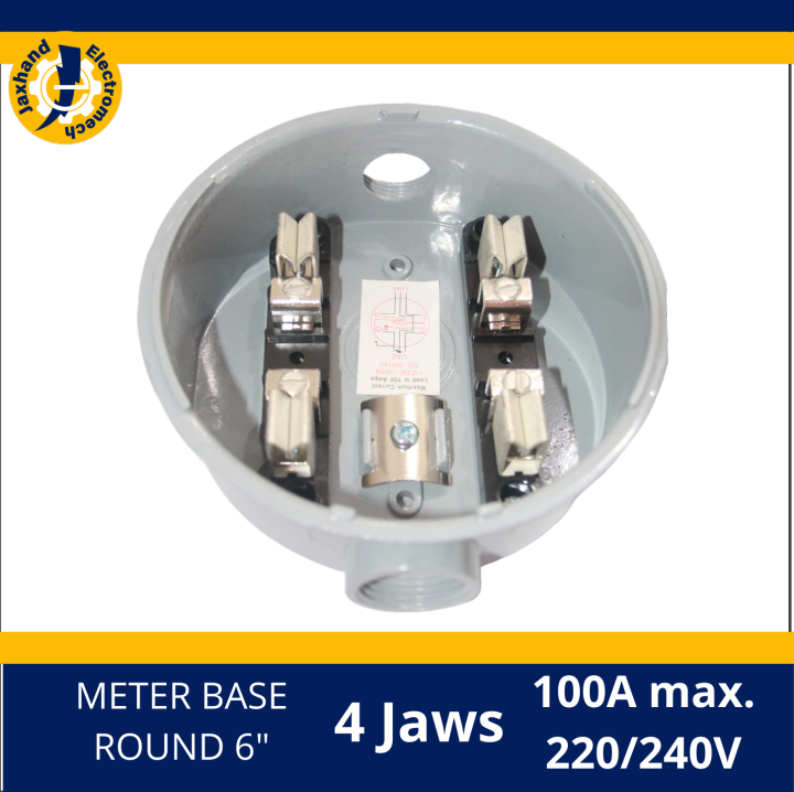 Meter Base Round 1/2", 3/4" & 1" Hallux Italy, All Copper Coat Lazada PH