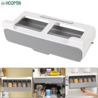 Seasoning Bottle Organizer Rack Spice Bottle Storage Rack Self-adhesive Under Desk Drawer Hidden Novel Kitchen Supplies Storage