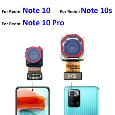 ต้นฉบับสําหรับ Redmi Note 10S 10 Pro ด้านหลังกล้องหลังใหญ่ Flex Cable โมดูลกล้องหลักกล้องหน้า