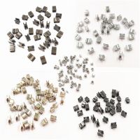 ☋ 10pcs 3 5 8 High Quality U Shaped Opening Metal Zipper Up Stopper And End DIY Sewing Craft Clothes Pants Zipper Accessories