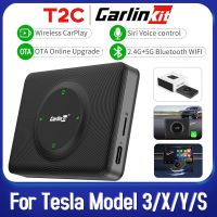 customize T2C CarlinKit Wireless Carplay For Tesla Model 3 X Y S WiFi Bluetooth Adapter Apple CarPlay Dongle Multimedia OTA Online Upgrade