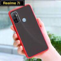 [ส่งจากไทย] Case Realme 7i เคสโทรศัพท์ เรียวมี เคสกันกระแทก ขอบสีหลังขุ่น