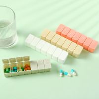 7 Days Pill Medicine Box Weekly Tablet Holder Storage Organizer Container Case Pill Box Splitters 5 Colors Organizer  Pill Case Medicine  First Aid St