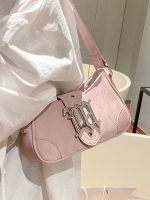 LASGO Niche underarm bag womens new 2023 fashion rhombus single shoulder bag high-end sense foreign style super hot crossbody bag 【QYUE】