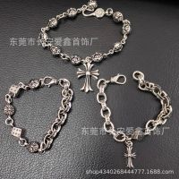 [TOP]Chrome Hearts 925 sterling silver high quality new and old cross dice bracelet alphabet mix and match