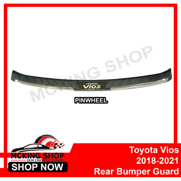 Toyota Vios 2018-2021 PINWHEEL Rear Bumper Guard / Rear Stepsill ...
