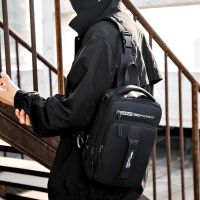 COD DSFERTEREERRE Three styles of back chest bag mens multi-function shoulder bag small backpack三种背法胸包男多功能单肩包小背包斜挎包双肩包胸前包学生包 2.27