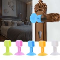 Silent Silicone Door Stopper Suction Cup Type Anti-Collision Doors Cover Handle Silence Protection Crash Pad Wall Bumper Guard