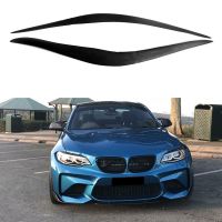 Car Front Resin Headlight Eyebrow Eyelid Cover Trim for 2014-2020 BMW 2 Series F22 F23 F87 M2