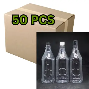 500/1000ml Transparent Squeeze Bottle Sharp Mouth Bottles Small