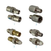 1pcs Connector Adapter FME to SMA Male Plug Female Jack Wire Terminal RF Coaxial Converter