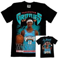 ขายร้อน JA MORANT Vancouver GrizzlieS NBA theROXX Rock band shirt size S M L XL.S-5XL เสื้อยืดผ้าฝ้ายแท้