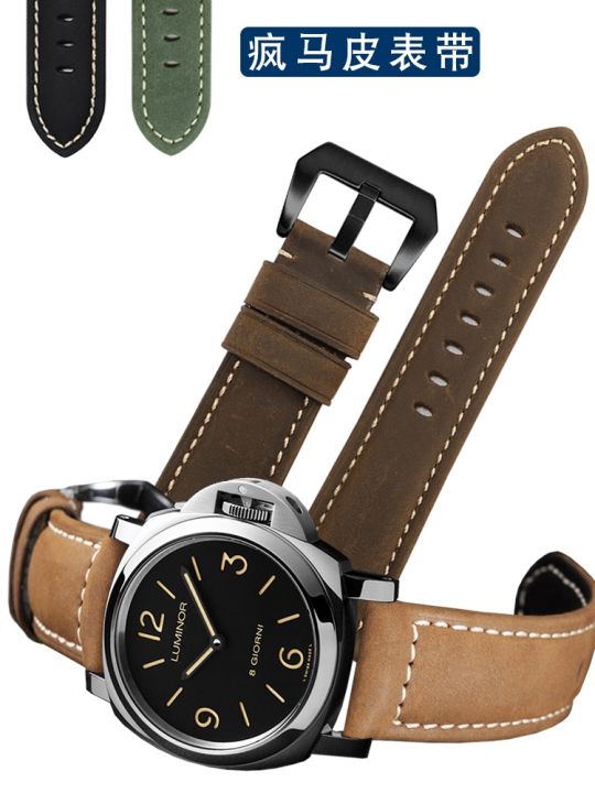 Suitable For Panerai CASIO SEAGULL CITIZEN Crazy Horse Leather