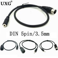 Mini 3.5mm Jack TRS Male to 5 Pin MIDI DIN Female Adapter High Quality Headphone Stereo Jack Converter Cable 0.5m 1.5m