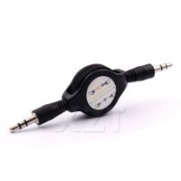 【HOT】 80cm 3.5mm Retractable Earphone Aux Male for Car Iphone MP3 MP4