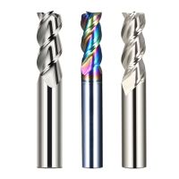 1PCS 3 ขลุ่ยคาร์ไบด์มิลลิ่งคัตเตอร์ทังสเตน End Mill CNC เครื่องมือ 1 ถึง 20 มม. HRC55 สําหรับอลูมิเนียมไฟเบอร์กลาสอะคริลิคไม้ทองแดง Plas