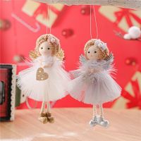 New Year 2023 Noel Christmas Dolls Angel Pendant Ornaments Christmas Tree Decorations Christmas Decorations for Home Kids Gift