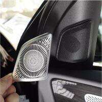 Aluminum Alloy Car Door Audio Speaker Tweeters Cover Trim Stickers Accessories For Mercedes-Benz GLE GLS Class W167 X167 2020-22