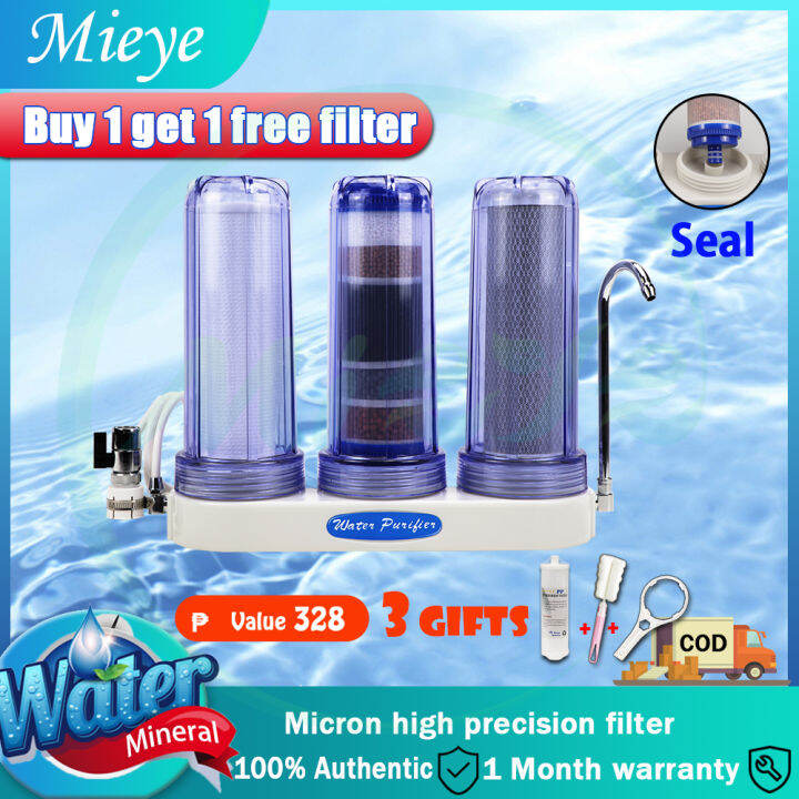 Authentic Alkaline 3 in 1 Water Purifier Complete Set With Free 1pc ...