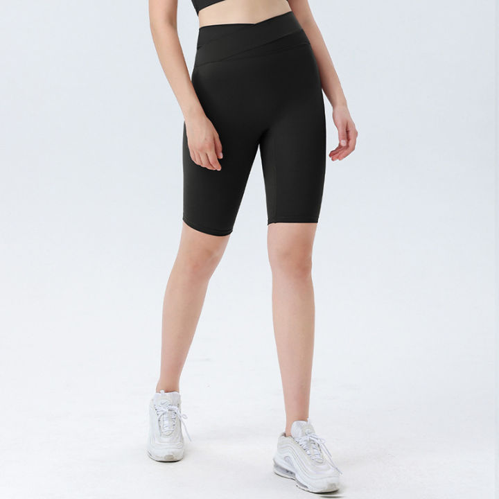 lulu-high-waist-hip-lifting-yoga-pants-womens-cross-cropped-pants-summer-sports-running-fitness-shorts-gnb