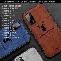 【Great. Cell phone case】 Realme 5 5 5S 5i 6i Pro 6 7 8 5G 7i 9i 9 Plus เคสโทรศัพท์เนื้อผ้า A76 A96