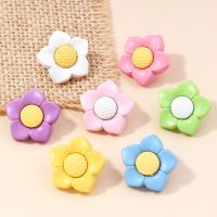 19mm Cute Cartoon Flower Small Buttons for Children Bag Hat Clothes Baby Cardigan Coat Sweater Shirt Diy Sewing Scrapbooking Haberdashery