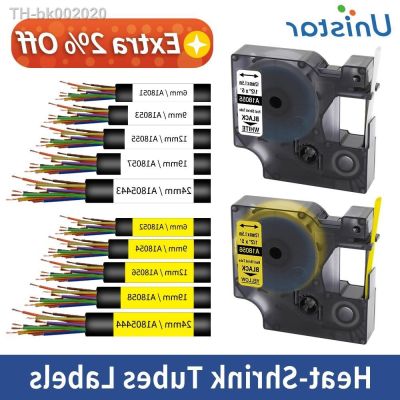 ✕❈◈ 6-24mm 18055 18053 18056 Heat Shrink Tube Label Tape Compatible for DYMO Rhino Label Maker 5200 6000 4200 6500 12mm 18051 18054