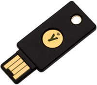 Yubico - YubiKey 5 NFC - Two Factor Authentication USB and NFC Security Key, Fits USB-A Ports and Works with Supported NFC Mobile Devices - Protect Your Online Accounts with More Than a Password