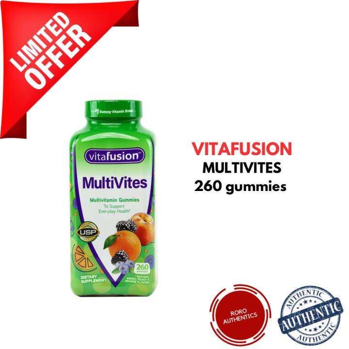 Vitafusion MultiVites, 260 Gummies [EXPIRY APRIL 2023] | Lazada PH