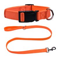 Pet Supplies Dog Collars Dog Traction Rope Walking Dog Chest Nylon Soft Feel Comfortable Dog Leash and Collar Set Harness Dog