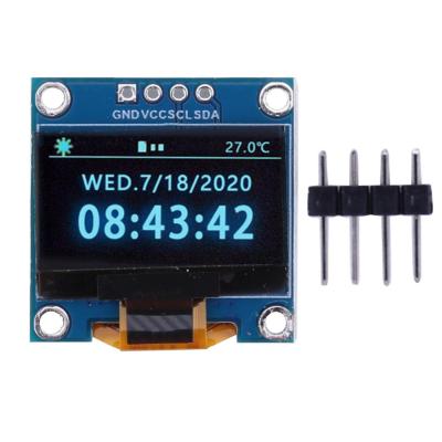 โมดูลแสดงผล4pin 3.3-5V จอ LCD OLED SSD1315ไดรฟ์โมดูลแสดงผลจอแสดงผลสีขาว/น้ำเงิน/เหลืองฟ้าสำหรับ Arduino/ราสเบอร์รี่ Pi/bbc