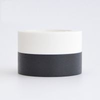 10M Basic Black White Solid color Washi Tape Planner Adhesive Tape DIY Scrapbooking Sticker Label Japanese Masking tape