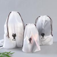 Transparent Cosmetic Bag Travel Waterproof Makeup Case Bath Drawstring Organizer Toiletry Wash Beauty Kit Storage Pouch Cумка