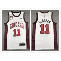 Hot 【5 styles】nba jersey Chicago Bulls No. 11 DeROZAN white city edition basketball jersey