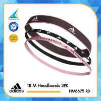Adidas อาดิดาส ผ้ารัดศีรษะ แถบคาดศีรษะเทรนนิ่ง TR M Headbands 3PK HM6675 RD (700)