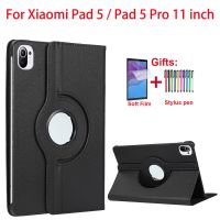 เคสหมุนได้360องศาสำหรับ Xiaomi Mi Pad 5 Pro เคสหนังฝาพับตั้งได้11นิ้วสำหรับ MiPad 5 Pro 5G เคส2021