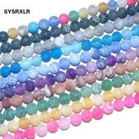 Free shipping Natural stone Agates Round loose Stone Beads for Jewelry Making Diy Bracelet Necklace Material 4/6/8/10/12MM