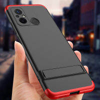 GKK 3 In 1ฮาร์ดเคสสำหรับ Xiaomi ° 360 Mi Redmi 12C บางป้องกันทุกสัดส่วน PC เคสโทรศัพท์โทรศัพท์สีด้าน