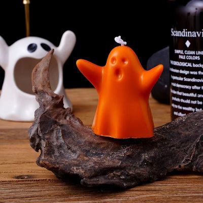 Ghost aromatherapy candle diy Halloween handmade holiday smoke-free long-lasting home bedroom ins decoration decoration props