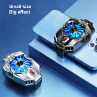 ▨♘ X20 Portable Mobile Phone Gaming Radiator Semiconductors Clip Low Noise Cell Phone Air-cooled Cooler Cooling Fans Phone Supplies