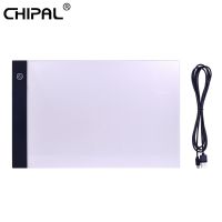 {zhiyun Watchshop} CHIPAL Ultrathin A4แท็บเล็ตกราฟิกดิจิตอลสำหรับแผ่นภาพวาด LED Light Box อิเล็กทรอนิกส์ USB Art Graphic ตารางการเขียน Copy Board